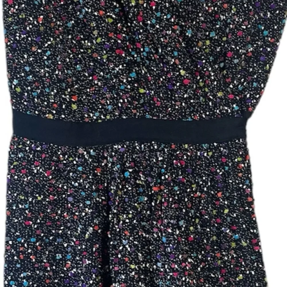 DVF Seduction Dress Black Multi Size 2 - Picture 4 of 10